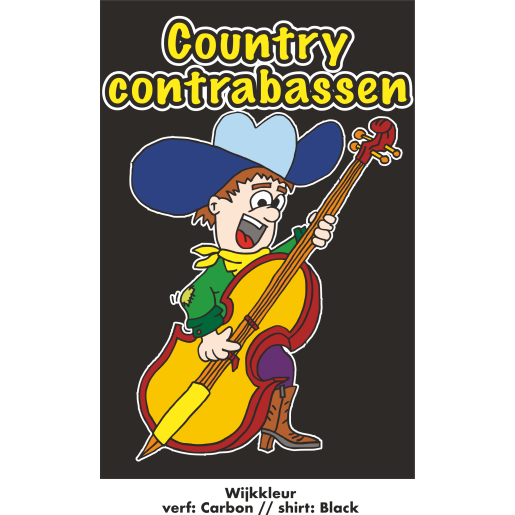 IJVO tshirt  Countrycontabassen