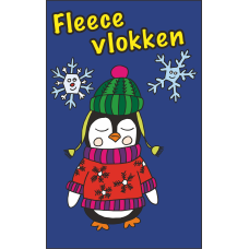 IJVO tshirt Royal Blue met opdruk Fleece Vlokken IJVO tshirt Royal Blue met opdruk Fleece Vlokken