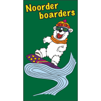 IJVO tshirt  B.green met opdruk Noorder Boarders