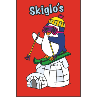 IJVO tshirt rood met opdruk Skiglo's