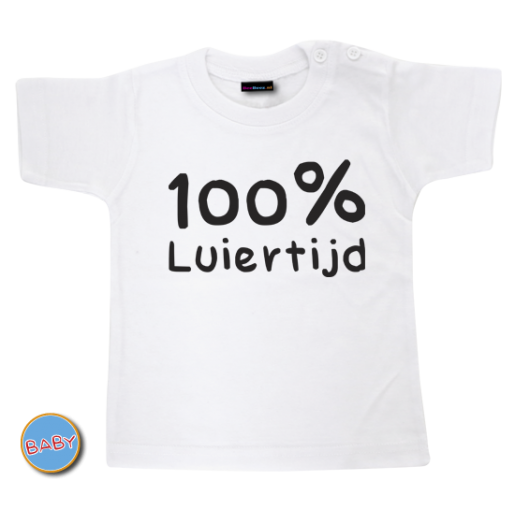Baby T Shirt 100% Luiertijd