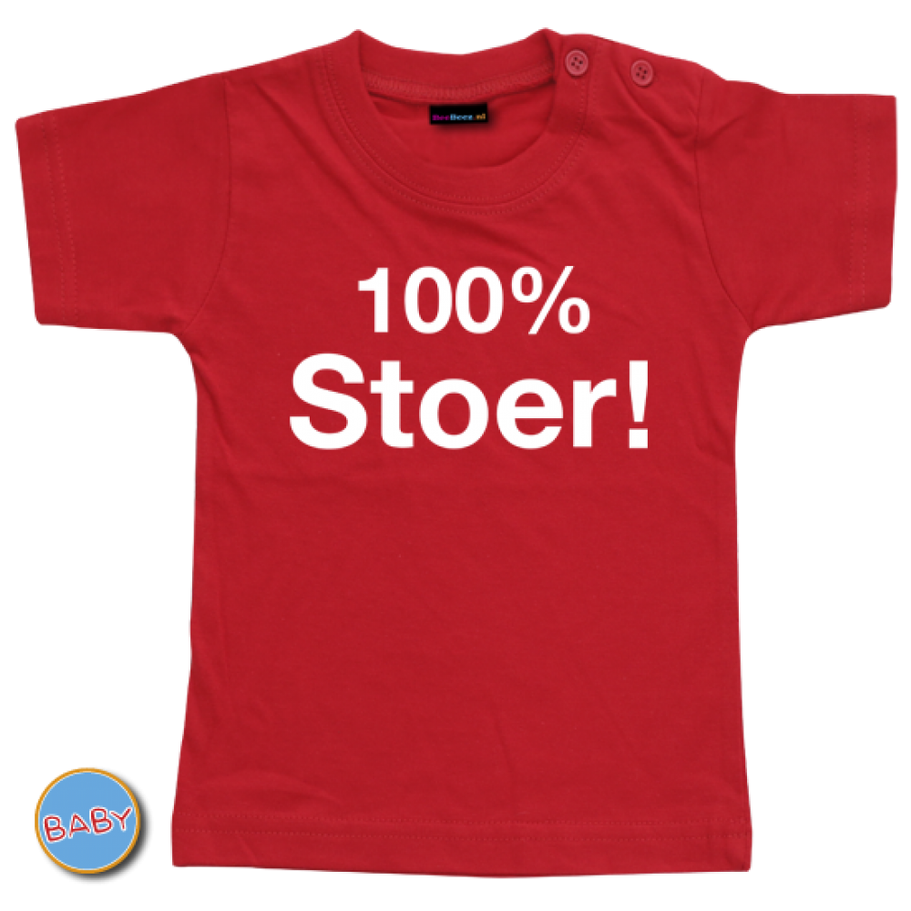 Verdikken overdrijving anker Baby T Shirt 100% Stoer!