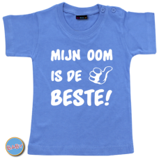 Baby T Shirt Mijn oom is de beste