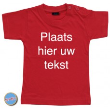 Baby T Shirt eigen tekst