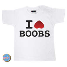 Baby T Shirt I love Boobs