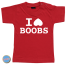 Baby T Shirt I love Boobs