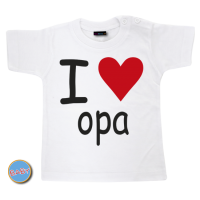 Baby T Shirt I love opa