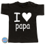 Baby T Shirt I love papa