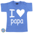 Baby T Shirt I love papa