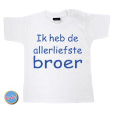 Baby T Shirt Ik heb de allerliefste broer