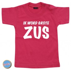 Baby T Shirt Ik word grote zus