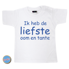 Baby T Shirt Ik heb de liefste oom en tante