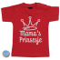 Baby T Shirt Mama's prinsesje