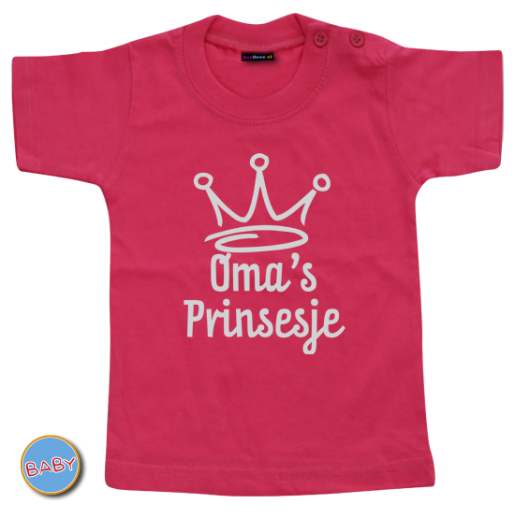 Baby T Shirt Oma´s Prinsesje