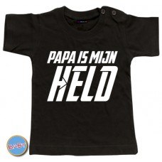 Baby T Shirt Papa is mijn held