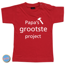 Baby T Shirt Papa's grootste project