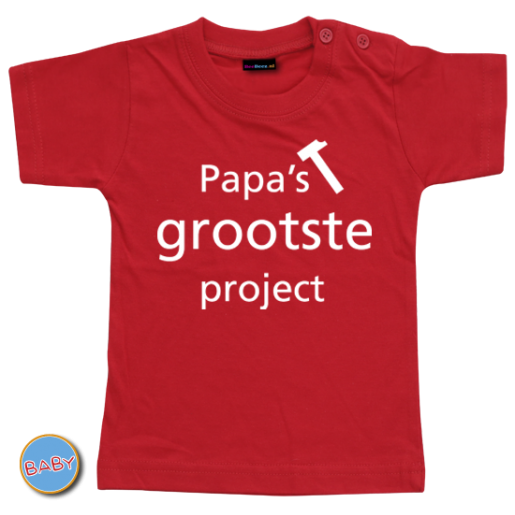 Baby T Shirt Papa's grootste project