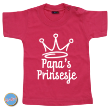 Baby T Shirt Papa's prinsesje