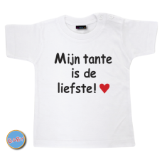 Baby T Shirt Mijn tante is de liefste