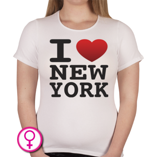 Dames T-shirt I love New York