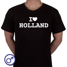 Heren T-shirt I love Holland